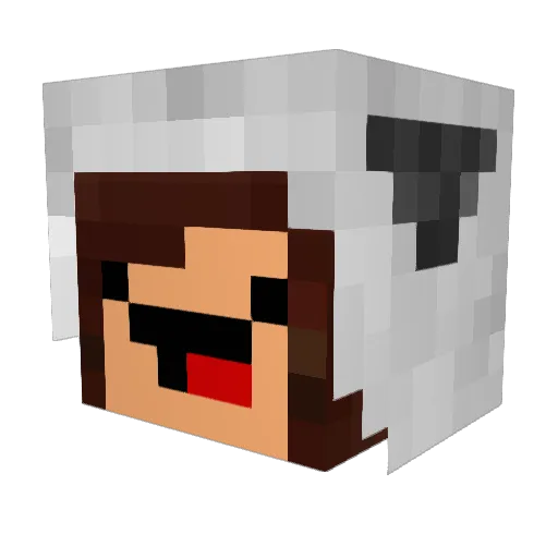 kris171 Minecraft avatar head, 3D render