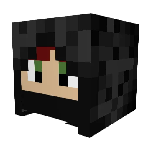 kris2807 Minecraft avatar head, 3D render