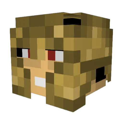kris9597 Minecraft avatar head, 3D render