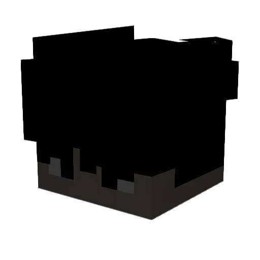 krisen Minecraft avatar head, 3D render