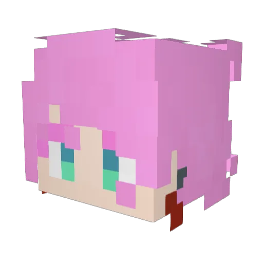 krishanator Minecraft avatar head, 3D render