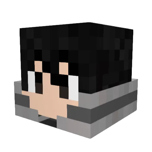 krishnam247 Minecraft avatar head, 3D render