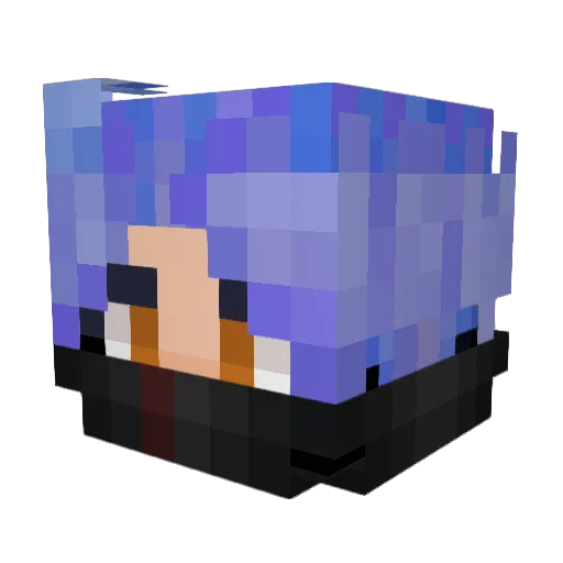 krisipandalol Minecraft avatar head, 3D render