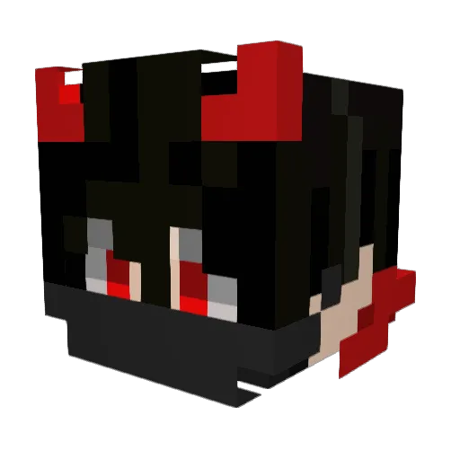 krispino Minecraft avatar head, 3D render