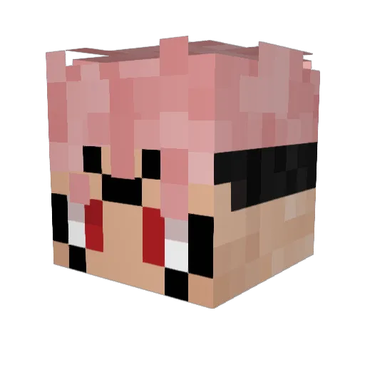 krispoiss Minecraft avatar head, 3D render