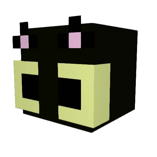 krisprose Minecraft avatar head, 3D render