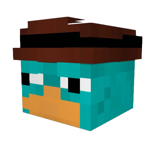 krispybreadstick Minecraft avatar head, 3D render