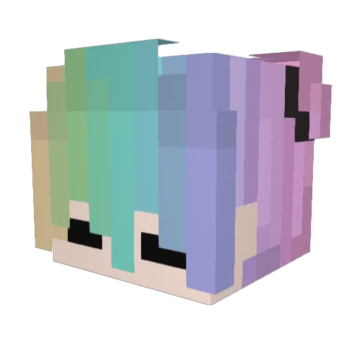krispysnitch Minecraft avatar head, 3D render
