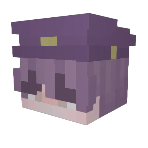 krissirk1 Minecraft avatar head, 3D render