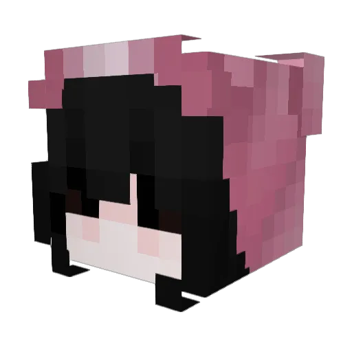 krisssy333 Minecraft avatar head, 3D render