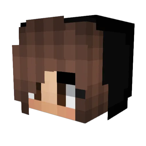 krisssyk Minecraft avatar head, 3D render
