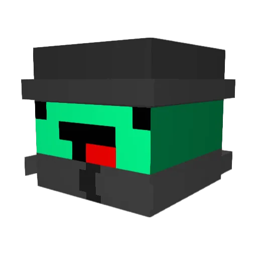 krissu_toja Minecraft avatar head, 3D render