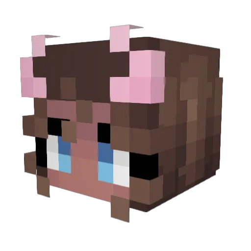 krissyd19 Minecraft avatar head, 3D render