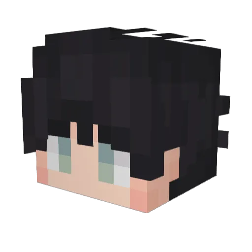 kristan100 Minecraft avatar head, 3D render