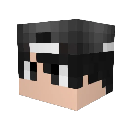 kristanvl Minecraft avatar head, 3D render