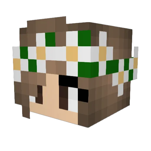 kristenbrown01 Minecraft avatar head, 3D render