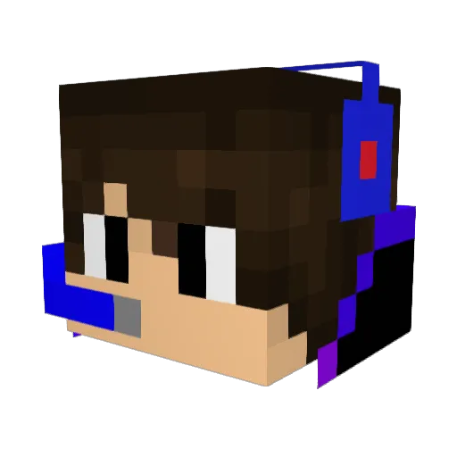 kristiandaniel Minecraft avatar head, 3D render