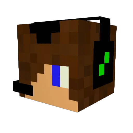 kristianx99 Minecraft avatar head, 3D render