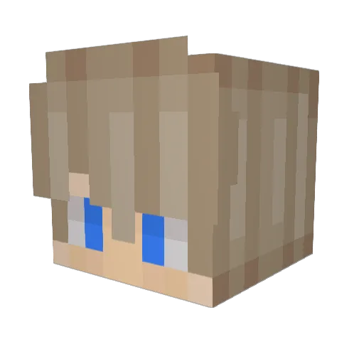 kristof0221 Minecraft avatar head, 3D render