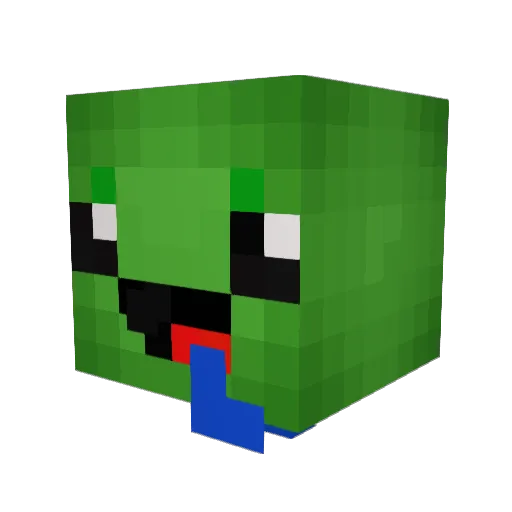 kristofferhel Minecraft avatar head, 3D render
