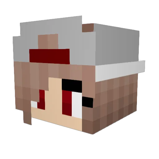 kristofferlist Minecraft avatar head, 3D render