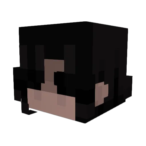 kristyxl Minecraft avatar head, 3D render
