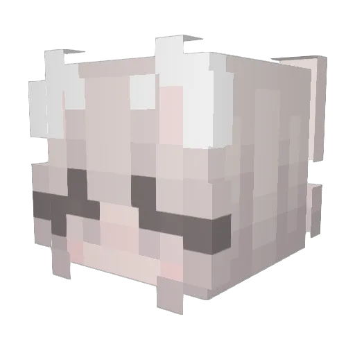 krisx26 Minecraft avatar head, 3D render