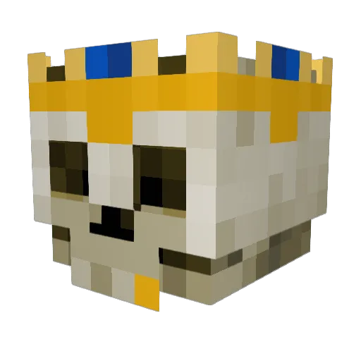 krithin Minecraft avatar head, 3D render