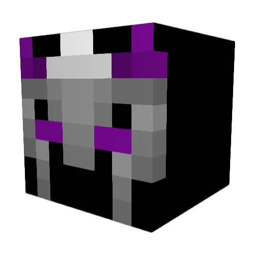 kriticalq Minecraft avatar head, 3D render