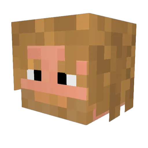kritzgamer Minecraft avatar head, 3D render
