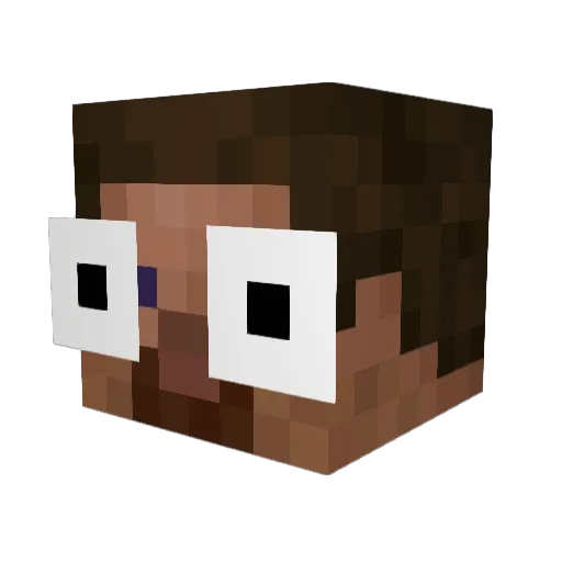 krizzle346 Minecraft avatar head, 3D render