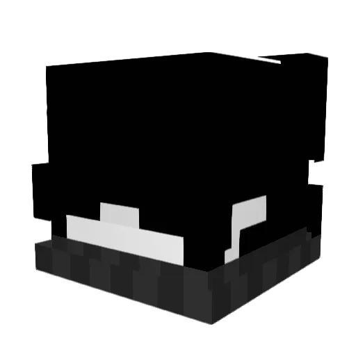 krjey Minecraft avatar head, 3D render