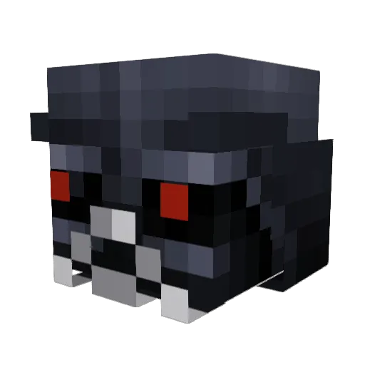 krllus Minecraft avatar head, 3D render