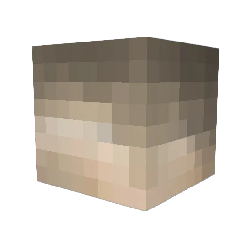 krmln Minecraft avatar head, 3D render