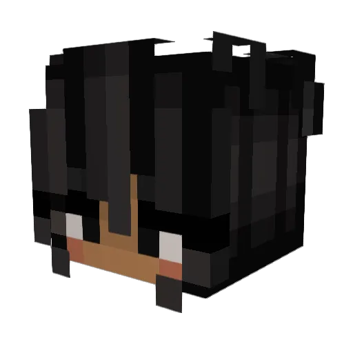 krnna Minecraft avatar head, 3D render