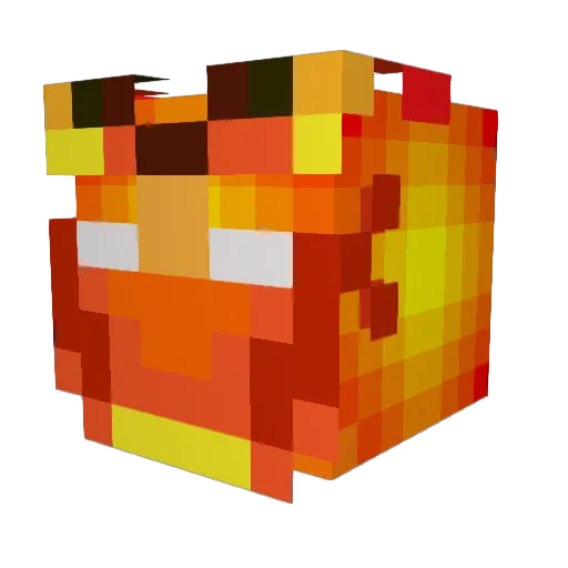 krola3987 Minecraft avatar head, 3D render