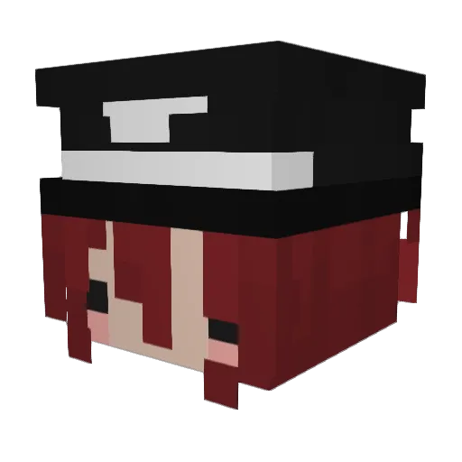 krollpi Minecraft avatar head, 3D render