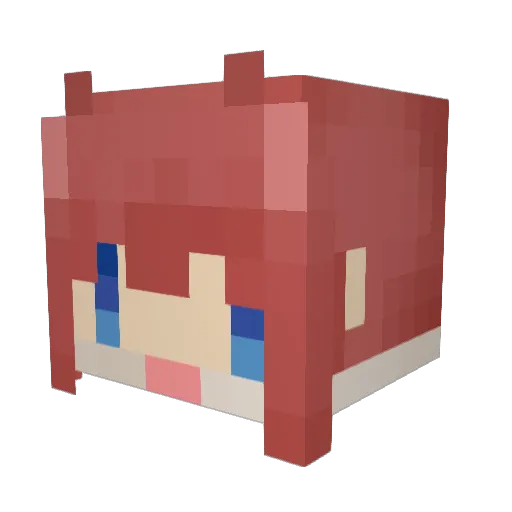 krom923 Minecraft avatar head, 3D render