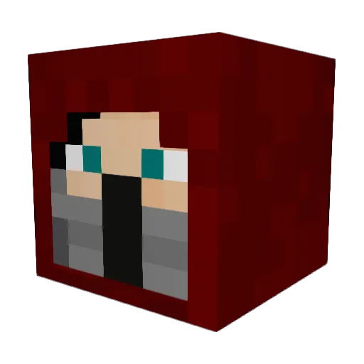 krome2013 Minecraft avatar head, 3D render