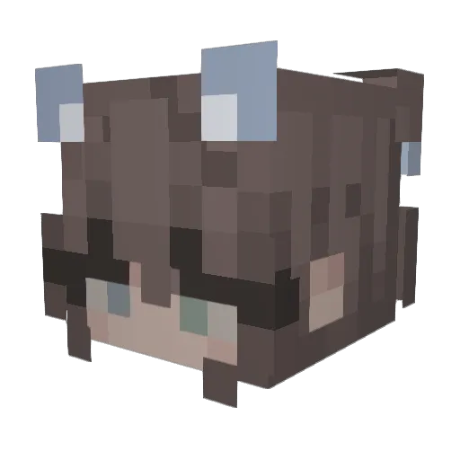 krona12 Minecraft avatar head, 3D render