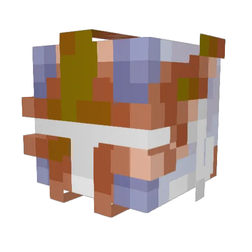 krondrex64 Minecraft avatar head, 3D render
