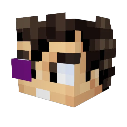 kronnos365 Minecraft avatar head, 3D render