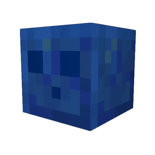 krooktooth Minecraft avatar head, 3D render