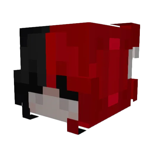 krotei4ka Minecraft avatar head, 3D render