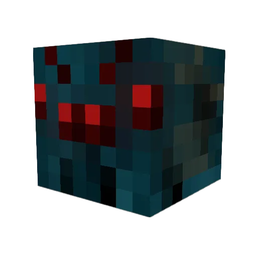 krowiexd Minecraft avatar head, 3D render