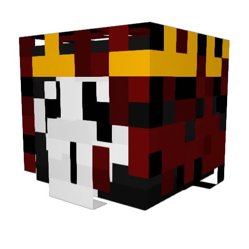 krowo_motor Minecraft avatar head, 3D render