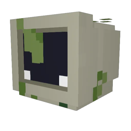 krowsinacan Minecraft avatar head, 3D render