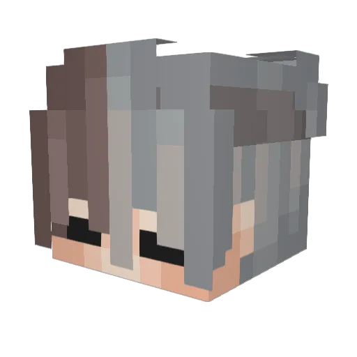 krsk__ Minecraft avatar head, 3D render