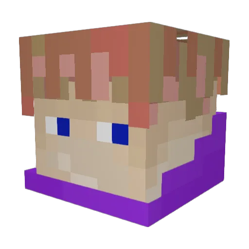 kruemel122 Minecraft avatar head, 3D render