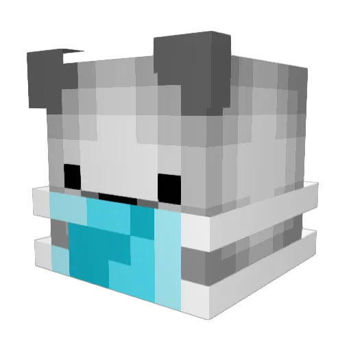 kruimol Minecraft avatar head, 3D render